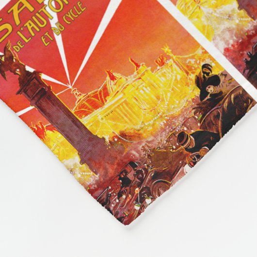 12e Salon de l'Automobile et du Cycle Fleece Deken (Hoek)