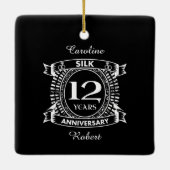 12e trouwdag zijzijde keramisch ornament (Achterkant)