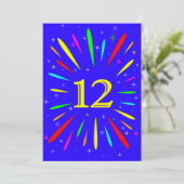 12e Uitnodiging op jaardag (Staand voorkant)