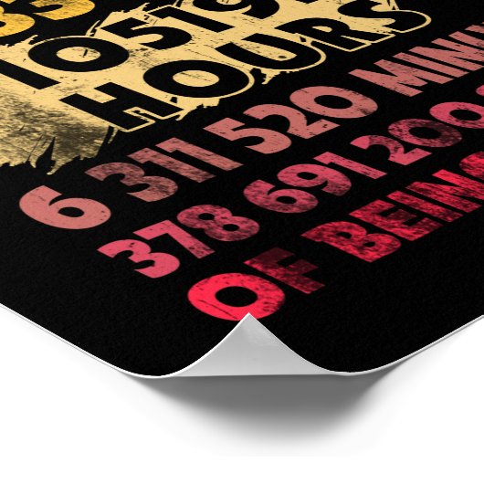 12e verjaardag 12 jaar Geweldige Poster (Hoek)