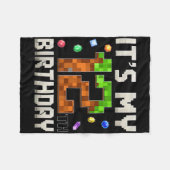 12e Verjaardag 12 Jaar Oude Verjaardag Jongen Game Fleece Deken (Voorkant (Horizontaal))