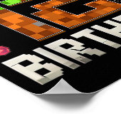 12e Verjaardag 12 Jaar Oude Verjaardag Jongen Game Poster (Hoek)