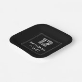 12e verjaardag — Art Deco Geïnspireerde look "12"  Papieren Bordje (Gebogen)