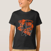 12e verjaardag Basketbal Kinder T-shirt (Voorkant)