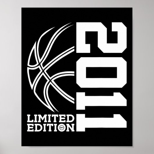 12e verjaardag Basketbal Limited Edition 2011 Poster (Voorkant)