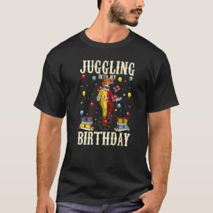 12e verjaardag Clown Circus Jongleren in 12e geboo T-shirt