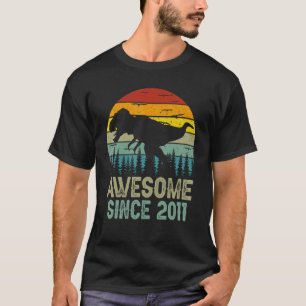 12e verjaardag Dinosaur 12 jaar oude jongens Gewel T-shirt