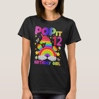 12e verjaardag Fidget Speelgoed Het meisje van 12 T-shirt