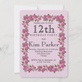 12e verjaardag kaart (Voorkant)