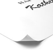 12e verjaardag nummer 12 aangepaste foto collage poster (Hoek)