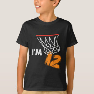 12e verjaardag Sketll Ik ben 12 Twaalf jaar oud Bd T-shirt