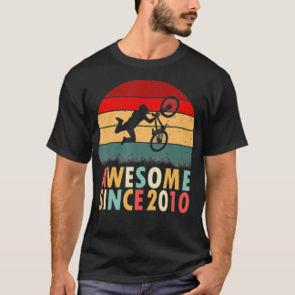12e verjaardag van de Biking Lover BMX 12 jaar oud T-shirt