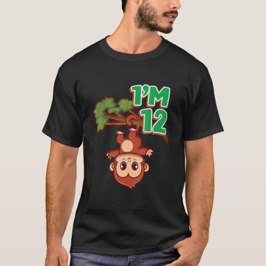 12e verjaardag van de elfde verjaardag van de apen t-shirt (Voorkant)