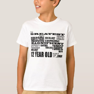 12e verjaardag van de Fun Greatest Twelve Old T-shirt