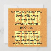 12e verjaardag van de goudsterren W783 Kaart (Achterkant)