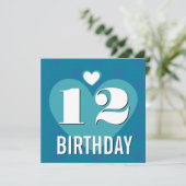 12e verjaardag van de hemel Aqua V22 Kaart (Staand voorkant)