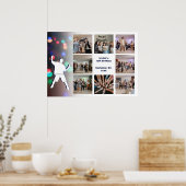 12e verjaardag van de Sjabloon van de Foto Collage Poster (Keuken)