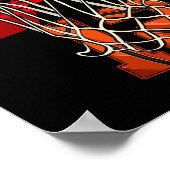 12e verjaardag voor Boy Basketbal 12 jaar oud Kind Poster (Hoek)