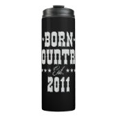 12e verjaardag voor Country Western Music Lover Thermosbeker (Voorkant)