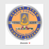 12e Veteraan gevechtsvaartuig voor de Veteraan van Sticker (Vel)