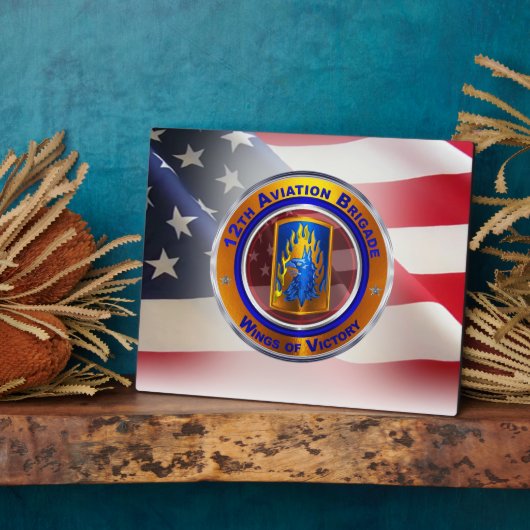 12e vliegveldbrigade (CAB) Fotoplaat (Zijkant)