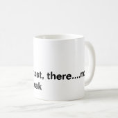 12oz koffie mok wit getiteld "Nu kunt u spreken" (Voorkant rechts)