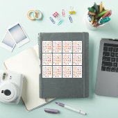 12pcs American Sign Language Alphabet Board, Asl Sticker (iPad Cover)