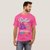 12Th Birthday Girl 12 Year Old Roller Skate Skatin T-shirt (Voorkant volledig)