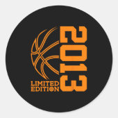 12th Birthday Sketll Limited Edition 2013  Ronde Sticker (Voorkant)