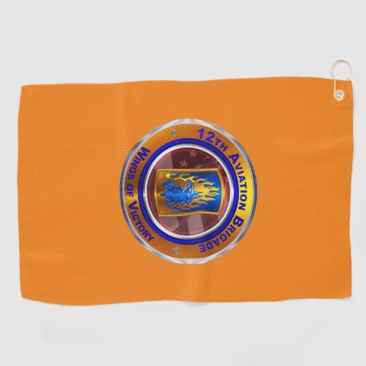 12th Combat Aviation Brigade Golfhanddoek (Horizontaal)