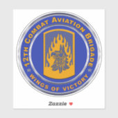 12th Combat Aviation Brigade Sticker (Vel)
