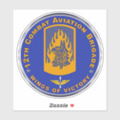 12th Combat Aviation Brigade Sticker (Vel)