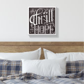 12x12 Canvas "Thrill of Hope" (Insitu (Slaapkamer))