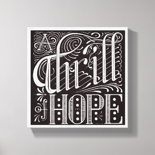 12x12 Canvas "Thrill of Hope" (Voorkant)