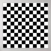 12x12 Checkers LABEL Board (Fridge Magnet Game) Poster (Voorkant)