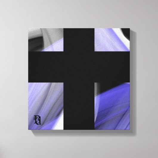 12x12" Lavender Moon Trend Abstract Art Violet Canvas Afdruk (Voorkant)