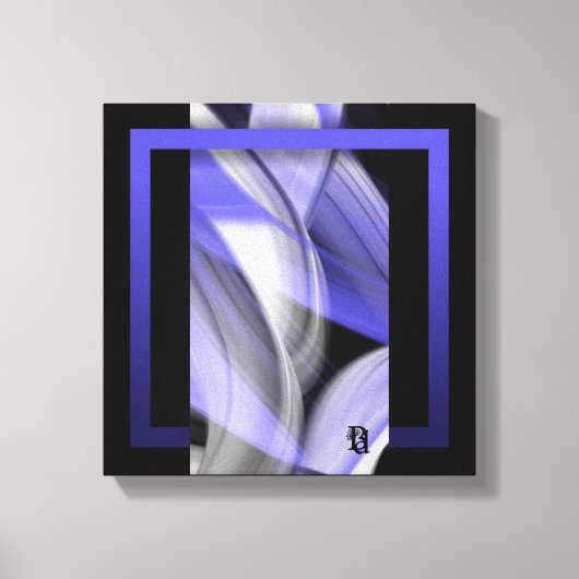 12x12" Lavender Moon Trend Abstract Art Violet Canvas Afdruk (Voorkant)