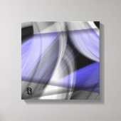 12x12" Lavender Moon Trend Abstract Art Violet Canvas Afdruk (Voorkant)