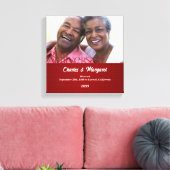 12x12 Ruby 60e Jubileum Foto Canvas Afdruk (Insitu (Woonkamer))