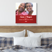 12x12 Ruby 60e Jubileum Foto Canvas Afdruk (Insitu (Slaapkamer))