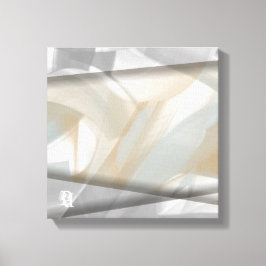 12x12" Sandy Tornado Trend Abstracte Kunst Beige Canvas Afdruk