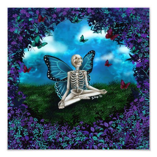 12x12 Skeletvrije afdrukken Foto Afdruk (Voorkant)