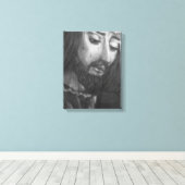 # 12x16 # White Frame #Lienzo Canvas Afdruk (Insitu (Houten vloer))