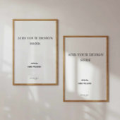 12x18" Portret Art Print