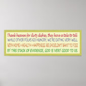 12x36 Poster - Keukendecor (Voorkant)