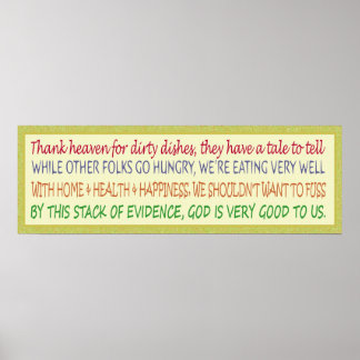 12x36 Poster - Keukendecor