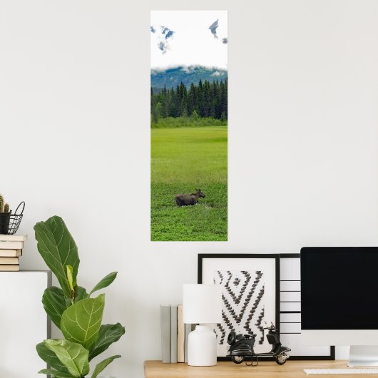 12x36 Poster Papier (Matte) met vloeiend papier (Thuiskantoor)