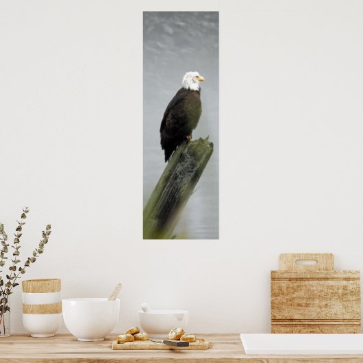 12x36 Poster papier (steen) van adelaars (Keuken)