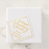 12x ECHTE FOLIE Katholieke Kruis Dank u BAUTISMO Bedankjes Labels (Met doos)