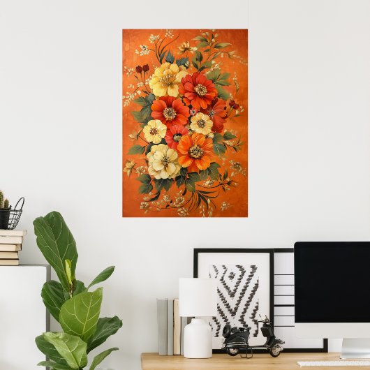 1300 bloemen poster (Thuiskantoor)
